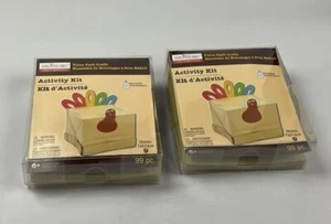 New 2 Pkgs.= 18 Thanksgiving Turkey Activity Crafts by Creatology Ages 6+ - Picture 1 of 2
