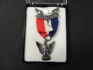 Detroit 1960's Eagle Scout's Medal, Paperwork, Patches, & Other Items bs1124
