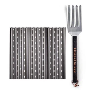 GrillGrate Universal Grill Grate Set 15"x15.375" Anodized Aluminum (3-Piece) - Picture 1 of 7
