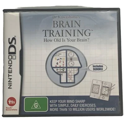 Dr Kawashima’s Brain Training Nintendo DS Game Complete with Manual Sudoku VGC - Image 1 of 4