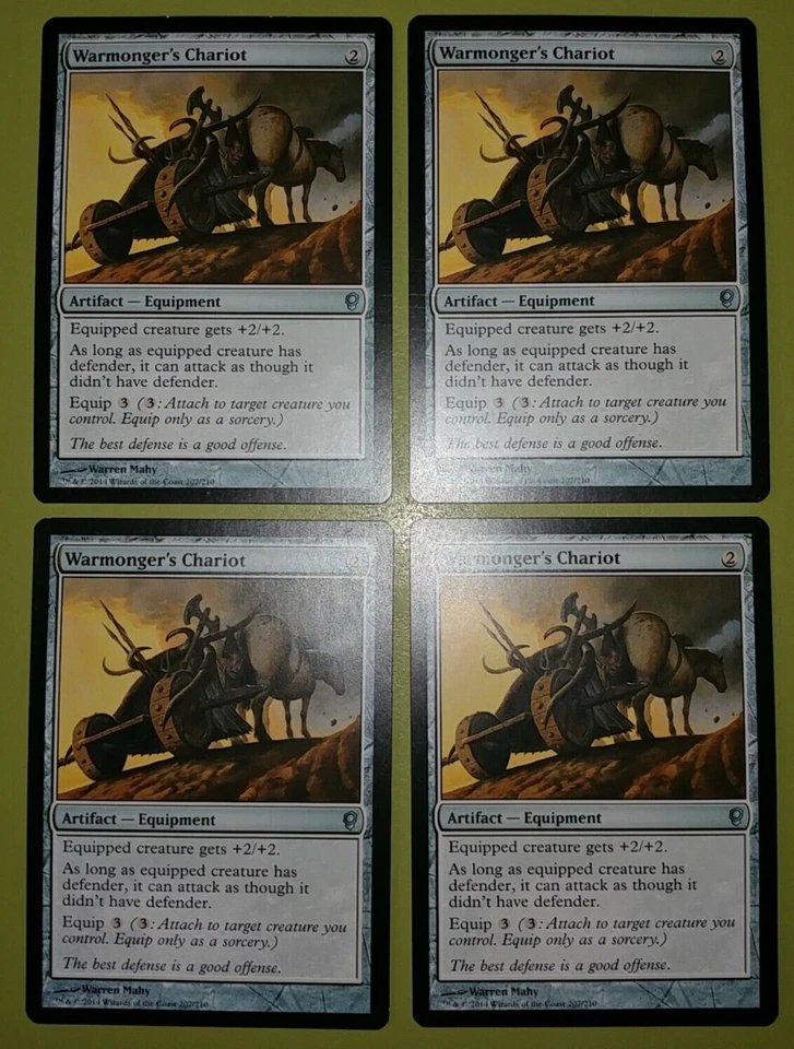 Warmonger's Chariot x4 Conspiracy 4x Playset Magic the Gathering MTG - Image 1 of 1