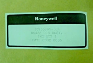 HONEYWELL 30755865-504 UDC 6300 COMMUNICATIONS CARD  - Picture 1 of 1