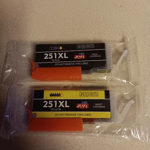 Jumi 251 XL Black Ink Cartridge and yellow ink cartridge - Afbeelding 1 van 1