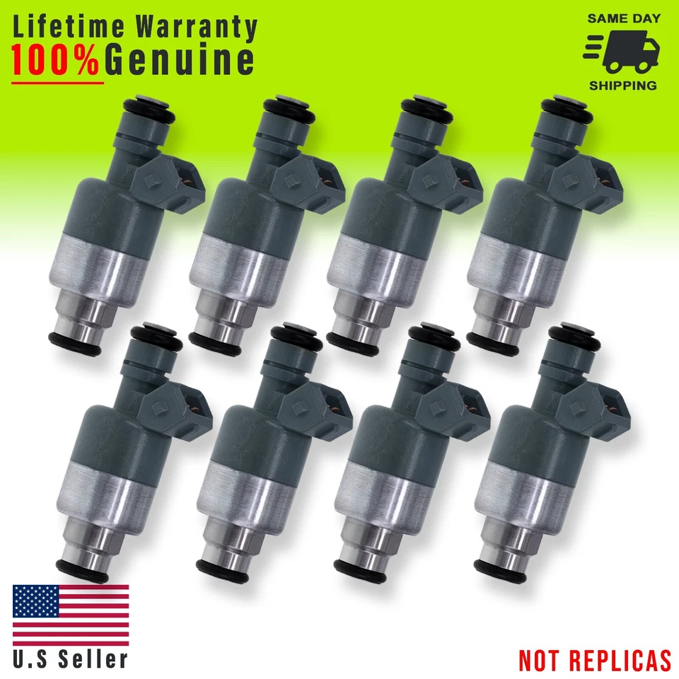 Inyectores de combustible X8 OEM Rochester Cadillac DeVille 1996-1999 4,6 L V8 17091728 Foto 1 de 1