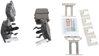 Pastillas de freno traseras Bosch azul cerámica con herrajes para Acura RDX 2010-2018 Foto 1 de 4