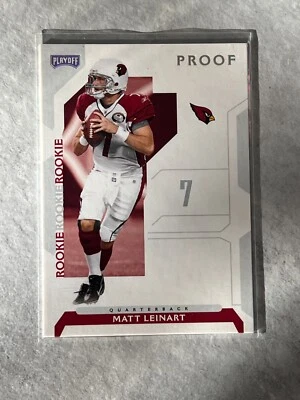 2006 Playoff Matt Leinart SP Rookie RC Proof /250 #72 Arizona Cardinals - Image 1 of 2