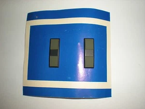 US ARMY VIETNAM ERA METAL WARRANT OFFICER 3 CWO3 SUBDUED RANK - 1 PAIR ON CARD - Bild 1 von 1