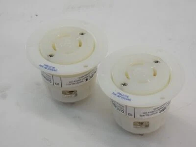*Lot of 2* Hubbell HBL2726 Twist Lock Flanged Receptacle 30A 250VAC 3PH - NEW... - Image 1 of 4