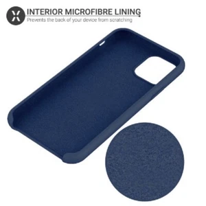 Apple Silicone Case for 5.8-inch iPhone 11 Pro - Midnight Blue - Picture 1 of 10