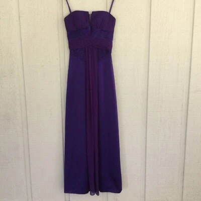 bcbgmaxazria PLEATED Detail Strapless Gown In Persian Blue Size 2 #T8 - Image 1 of 4