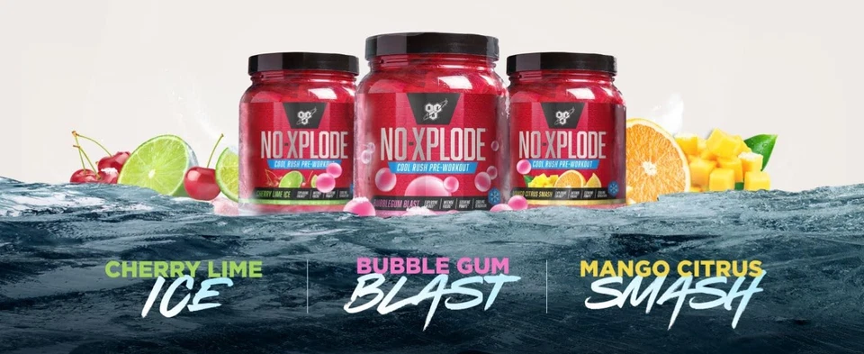 BSN NO XPLODE Cool Rush Pre-Workout 30 Serving 275mg Caffeine Explosive Energy - Image 1 of 1