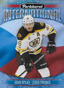 2017-18 Parkhurst International #PI-17 David Krejci Boston Bruins
