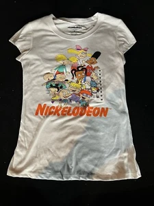 Nickelodeon Juniors Kiddos Rugrats Characters Medium T-Shirt White - Picture 1 of 3
