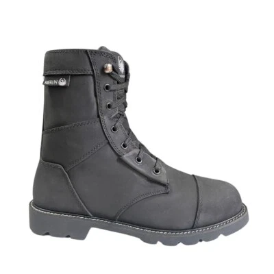 Merlin Bandit waterproof leather motorcycle boots with D30 armour - black - Image 1 of 4