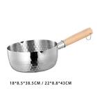 Stainless Steel Saucepan Cooking Pot Round Multifunctional Scratch Resistant