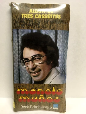 MANOLA MUÑOZ  ROCK,BALADA,BOLERO "3 CASSETTES ÁLBUM " SEALED MINT CONDITION - Image 1 of 2