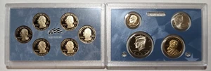 Juego de 18 monedas Estados Unidos 2009 proof revestido con certificado de autenticidad - Imagen 1 de 8