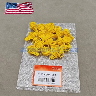 New 20PCS Grille Bumper Moulding Clips For 2012-2014 Honda CR-V 91578-T0A-003 — 第 1/4 张图片