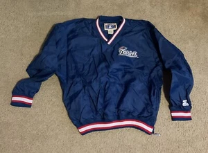 Vintage 90’s Starter Drew Bledsoe New England Patriots Pullover Jersey - XL Mens - Picture 1 of 7
