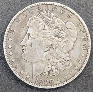1896-O U.S. $1 Morgan Silver Dollar Extra Fine Circulated Condition Coin - Picture 1 of 2