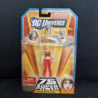 NUEVA Figura Wonder Girl Universo DC 75 Años DE Super Power Infinite Heroes Mattel Foto 1 de 2