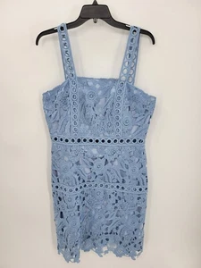 Sam Edelman Kleid Damen 14 Blau Ösen Ärmellos Cottagecore Feminin - Bild 1 von 9