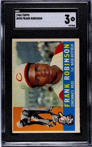 1960 Topps Frank Robinson #490 SGC 3 Reds - Picture 1 of 2