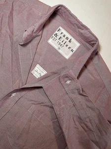 Frank And Eileen Shirley Button Up Rot Oxford Damen Langarm Oversized S - Bild 1 von 8