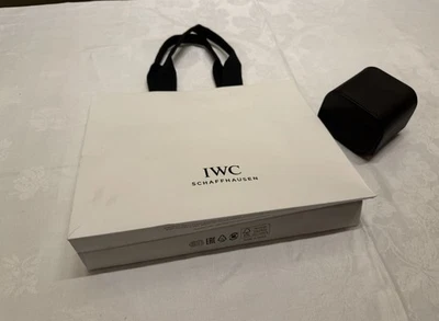IWC Schaffhausen Genuine Leather Watch Presentation Box Travel Case - Image 1 of 4