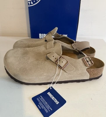 Birkenstock Tokio Veloursleder Taupe Clogs Gr. 43 44 & 45 Regular Fit UVP 160€ - Bild 1 von 4