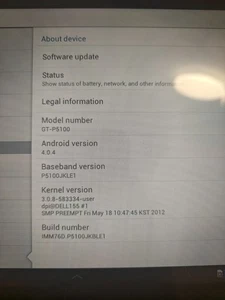 Samsung Galaxy Tab 2 GT-P5100 10.1” 16GB WiFi 3G Tablet Android Version 4.04 - Picture 1 of 8
