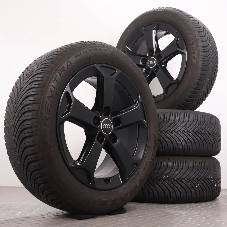 Ganzjahresräder 17 Zoll Audi Q2 SQ2 GA Original Felgen 215/55R17 Allwetterreifen - Bild 1 von 4