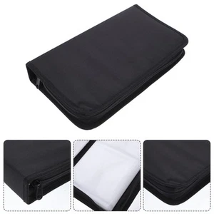 Vcd Organizers Plastic Vcd Bag Zipper Disc Wallet Small Item Storage Disc Case - Afbeelding 1 van 12