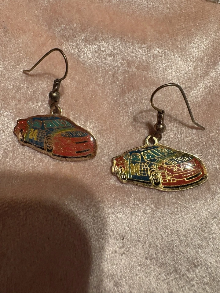 Pendientes Dale Earnhardt #88 Car Race NASCAR para mujer Foto 1 de 2