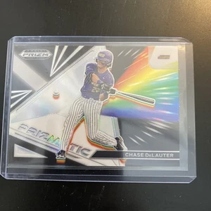 Chase DeLauter 2022 Prizm Draft - Prizmatic Silver Prizm - JMU - Picture 1 of 2