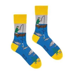Lässige Socken - Angelsocken, Herren, Gr. 36-46, Geschenk, von SPOX SOX, Neu - Bild 1 von 3