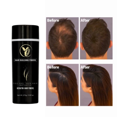 YASBRO Instant Hair Building Verdickung Fasern 27,5g natürliches Keratin Protein Haarfaser