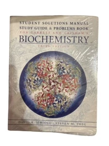 Biochemistry Student Solutions Manual Study Guide & Probems Book 3rd Ed Like New - Imagen 1 de 1