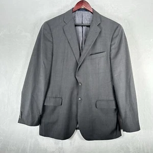Joseph Abboud Loro Piana Jacket Mens 44 L Gray Wool Suit Blazer Italian Coat - Picture 1 of 15