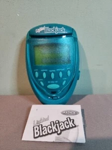 2003 Radica Lighted Blackjack Electronic Hand Held Game Backlit Screen Tested - Picture 1 of 12