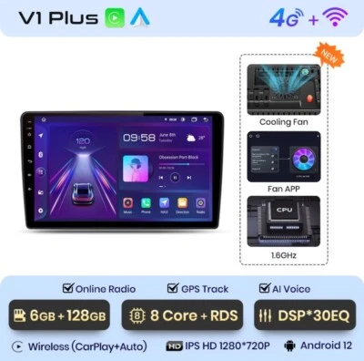 Autoradio Dacia Duster 2015-2020 4G+WIFI 8Core 6G+128GB CarPlay-AndroidAuto - Immagine 1 di 4