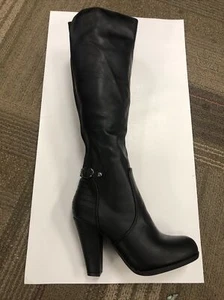 Women's Block Heel Knee High and up Riding Boots Zipper Wide-Calf Shoes All Size - Picture 1 of 2