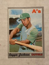 1970 Topps #140 Reggie Jackson Oakland A’s