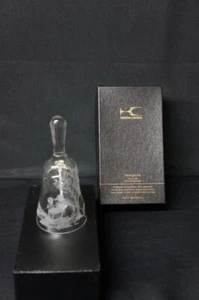 Herzog Kunst Handwerk Kristall Crystal Tischglocke Dinner Bell 6 1/2" Tall - Picture 1 of 1