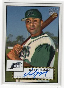 2006 Topps '52 Style Joel Guzman Auto Autograph Rookie RC