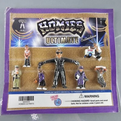 Juego de 7 figuras de exhibición de máquina expendedora Homies Ultimate Collection Pan de azúcar 2003 Foto 1 de 4