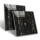 Marble Tiles Black 600x600 Tunisie Polished Porcelain Stone Building Materials H