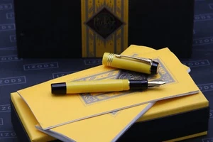 Pluma Estilográfica Parker Duofold Centennial Amarillo Mandarín Edición Limitada - Imagen 1 de 8