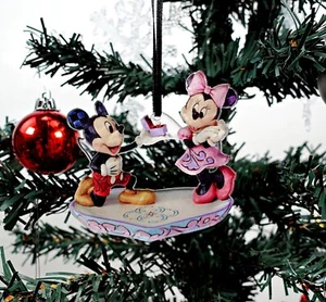 Disney Minnie Mouse Adorno de Navidad Mickey Mouse Vacaciones Anillo de Boda 2D - Imagen 1 de 6
