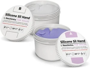 Gomma siliconica in Pasta per stampi 1:1 SIL HAND, Atossica e Rapida, - Foto 1 di 3